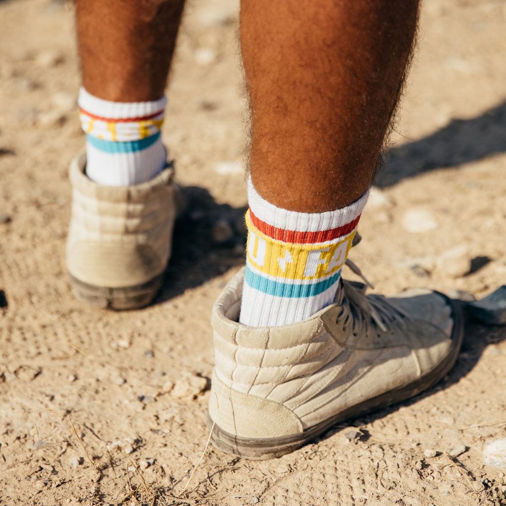 Go Fast Lucky Cotton Crew Socks