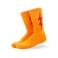 Orange Lucky Cotton Crew Socks