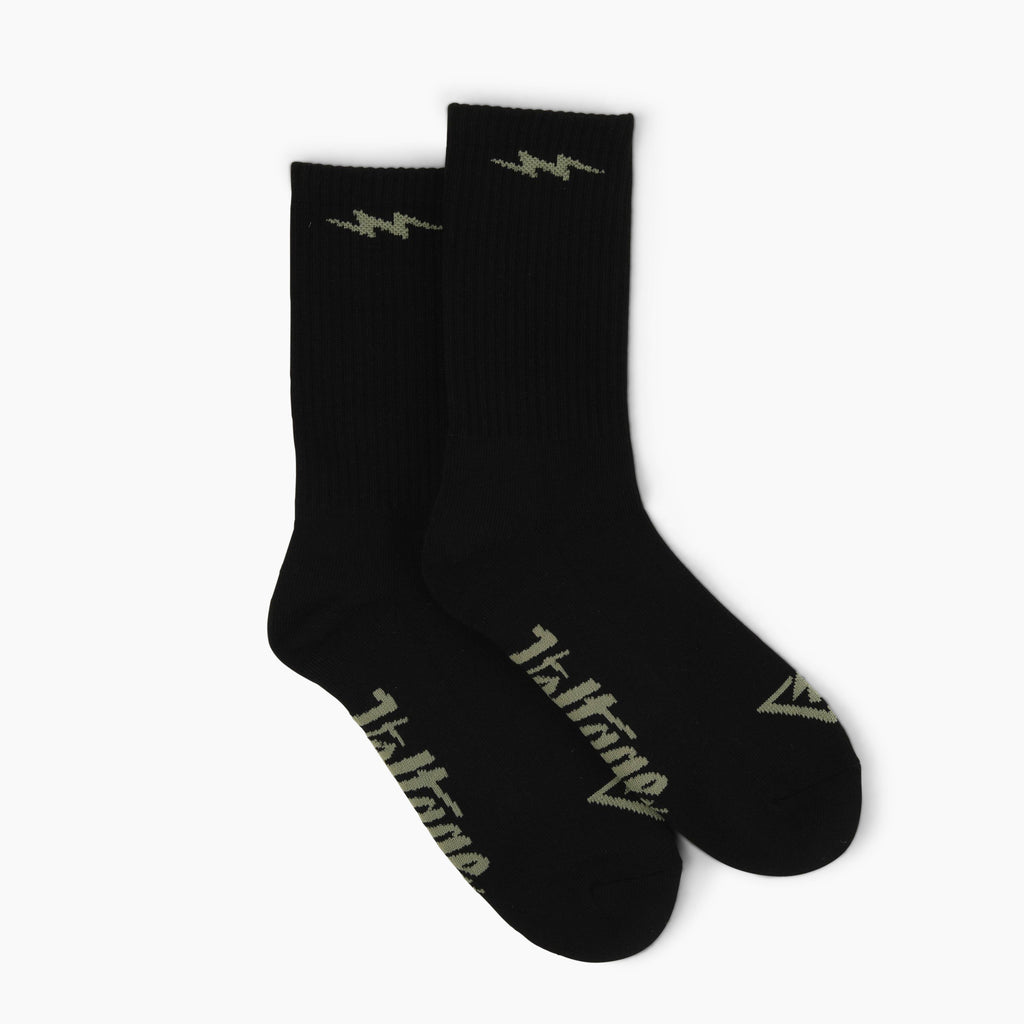Goth Grinder Lucky Cotton Crew Socks